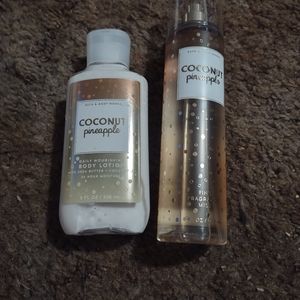 Body lotion and body mist